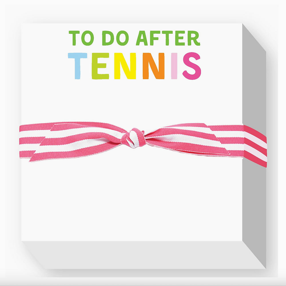 To Do After Tennis Chubbie Notepad