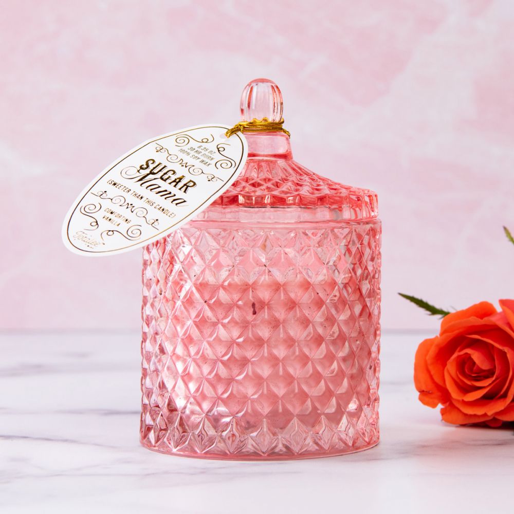 Crystal Pink Sugar Mama Candle