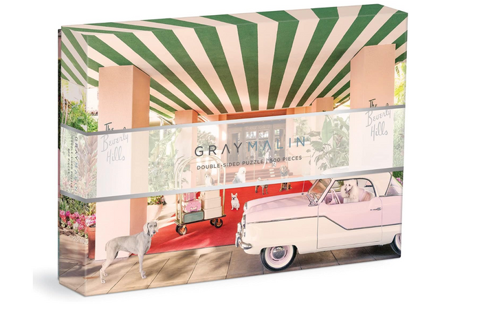 Gray Malin The Dogs at the Beverly Hills Hotel Puzzle