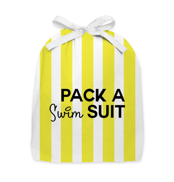 Pack Your Bags- Cabana Stripe- Swim Suit