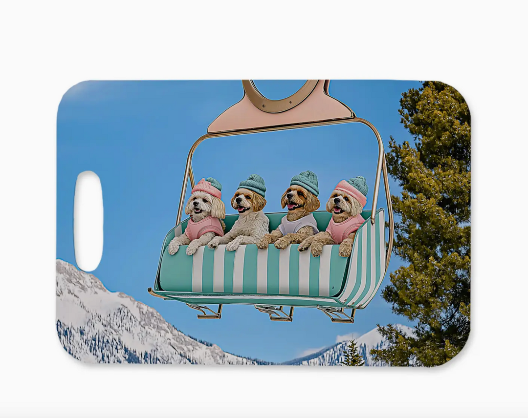 Bag Tag- ski dog chair lift