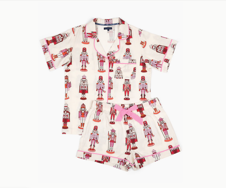 Holiday March Pajama Shorts Set