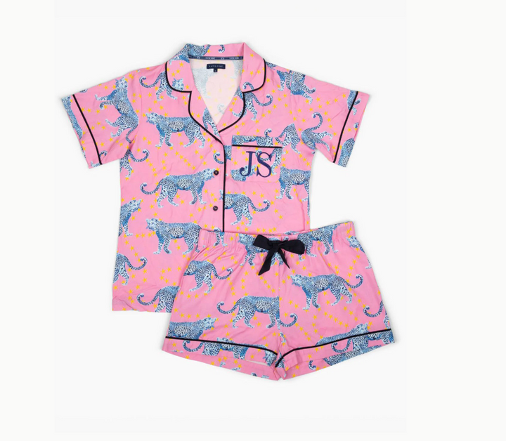 Cosmic Cheetah Pajama Short Set