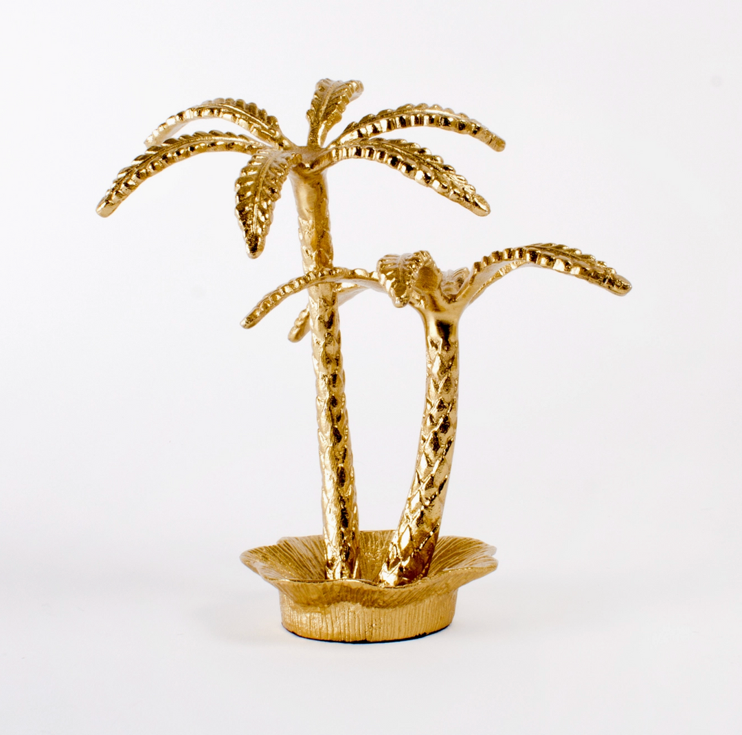 Gold Palm Tree Jewelry Holder