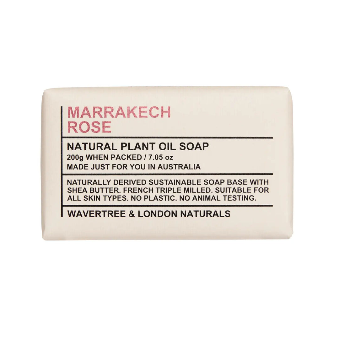 Wavertree & London Natrual Soap Bar- Marrakech Rose
