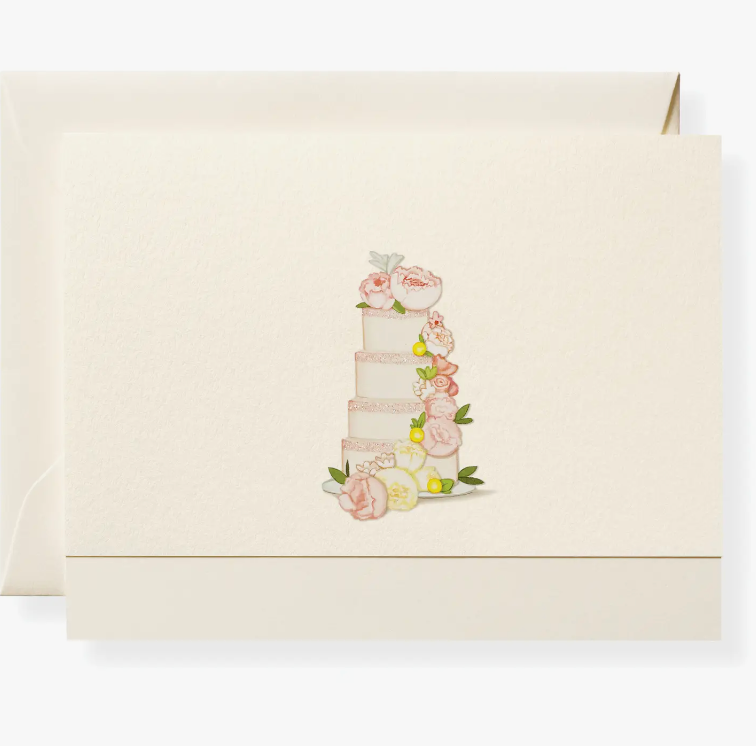 Just Married Note Card Box