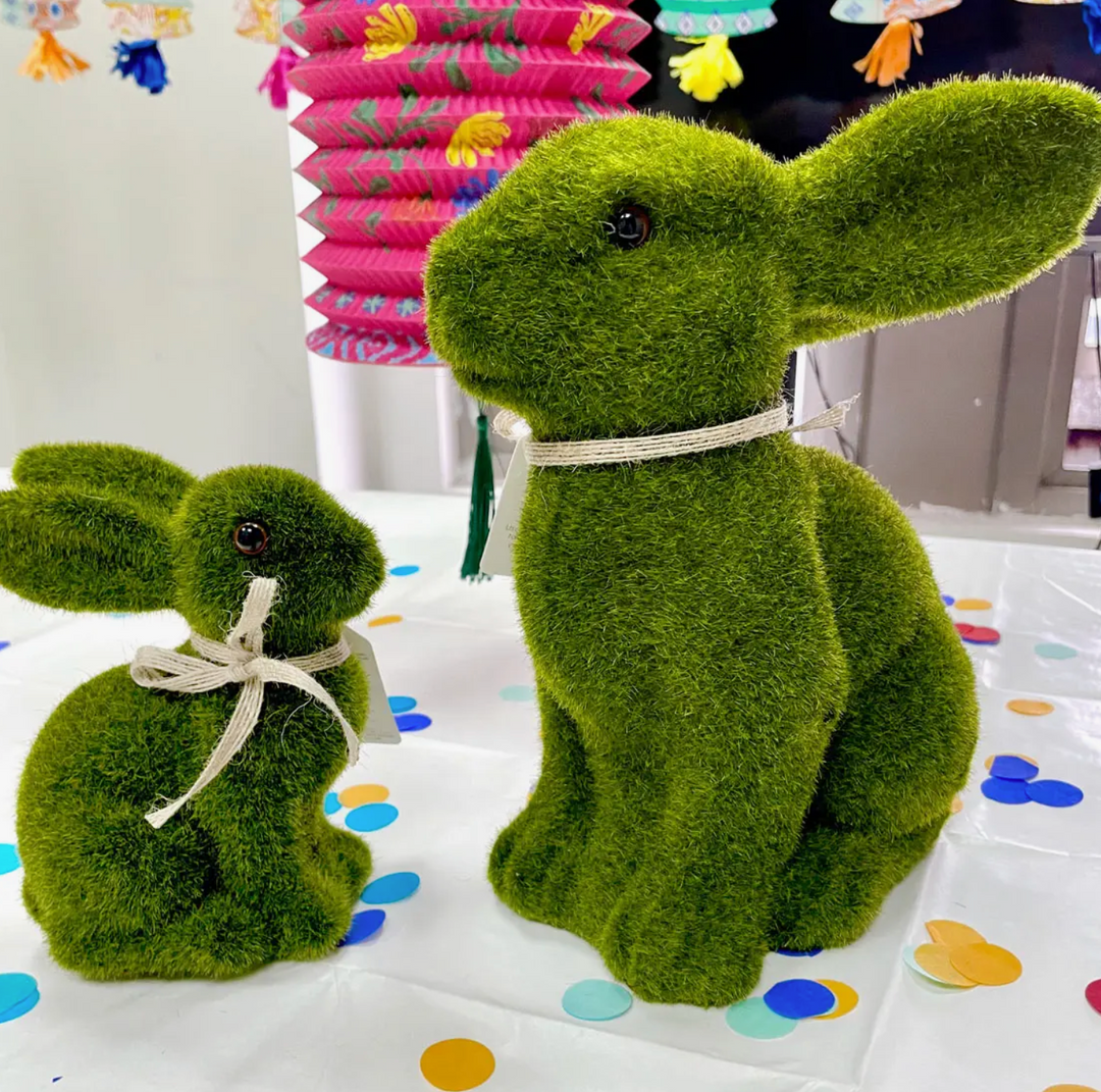 Grass Bunny Easter Décor - 6"
