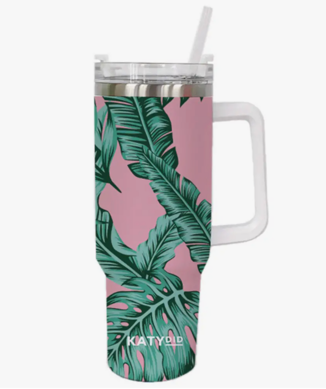 Tropical Leaves Stainless Steel Tumbler