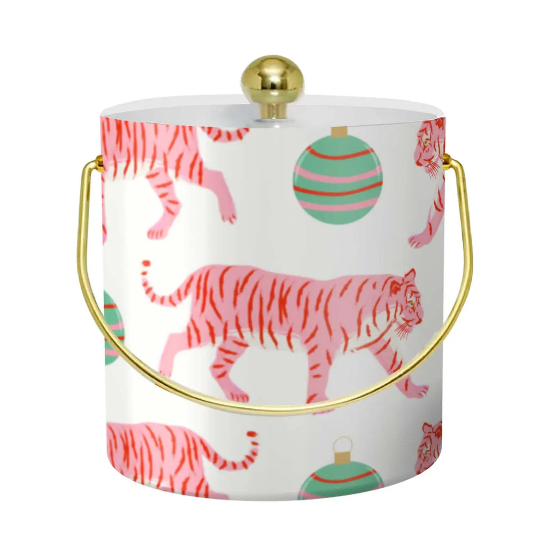Ice Bucket - Holiday Tiger