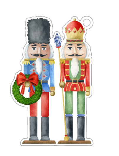 Nutcracker Die Cut Gift Tags