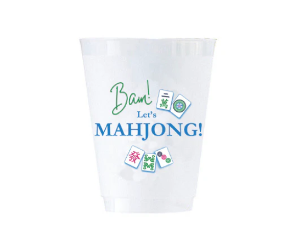 Let's Mahjong Shatterproof Cups