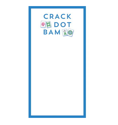 Mahjong Crack Dot Bam List Notepad