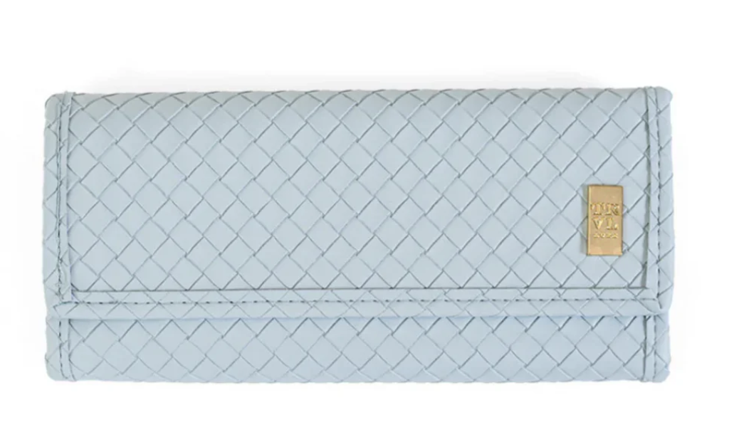 Luxe Jewelry Wallet- Woven Surf