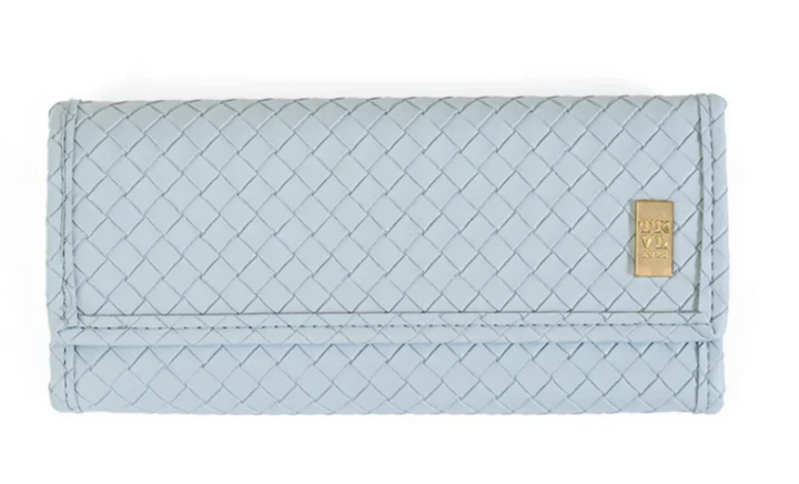 Luxe Jewelry Wallet- Woven Surf