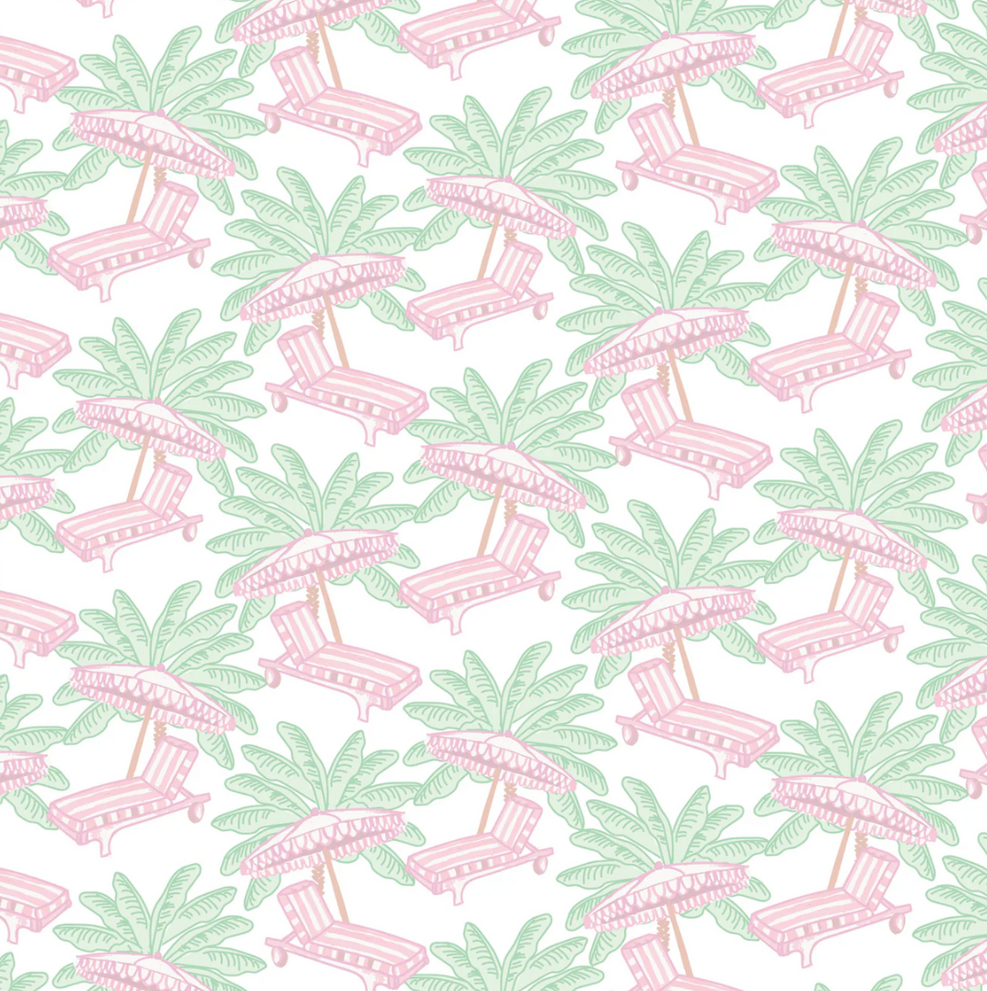 Poolside Palms Print