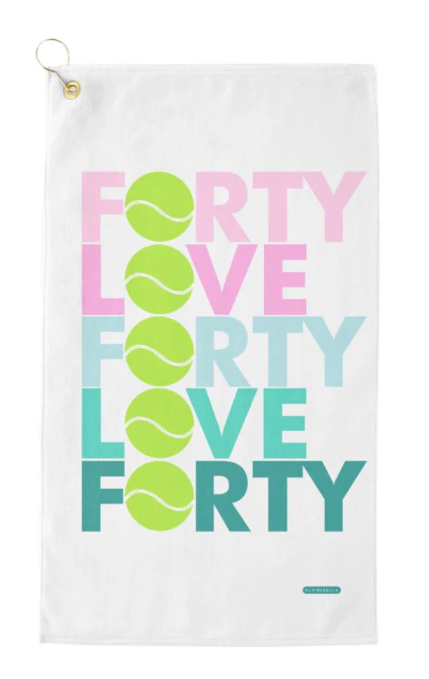 Tennis Towel - Forty Love