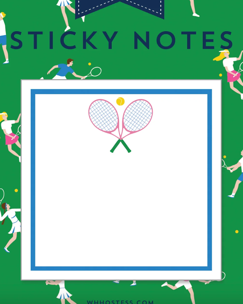 Tennis Club Sticky Notes