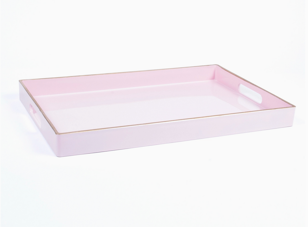 Pink Rectangular Tray