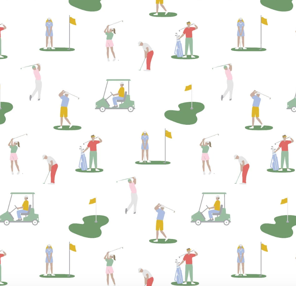 Marcia Pajama Set in Golf Life