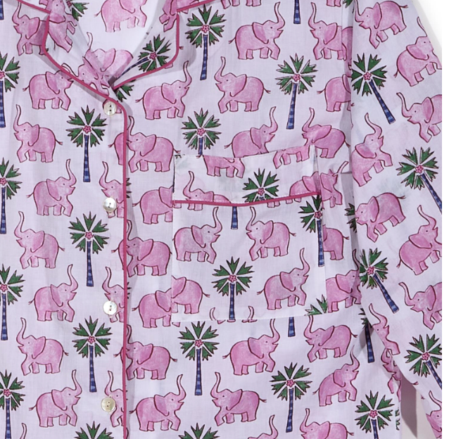 Elephant Print Pajamas