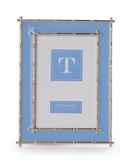Bamboo Edge 4x6 Metal Photo Frame