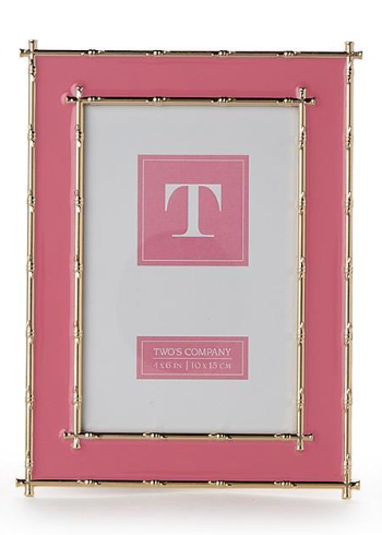 Bamboo Edge 4x6 Metal Photo Frame
