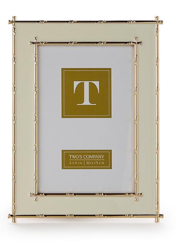 Bamboo Edge 4x6 Metal Photo Frame