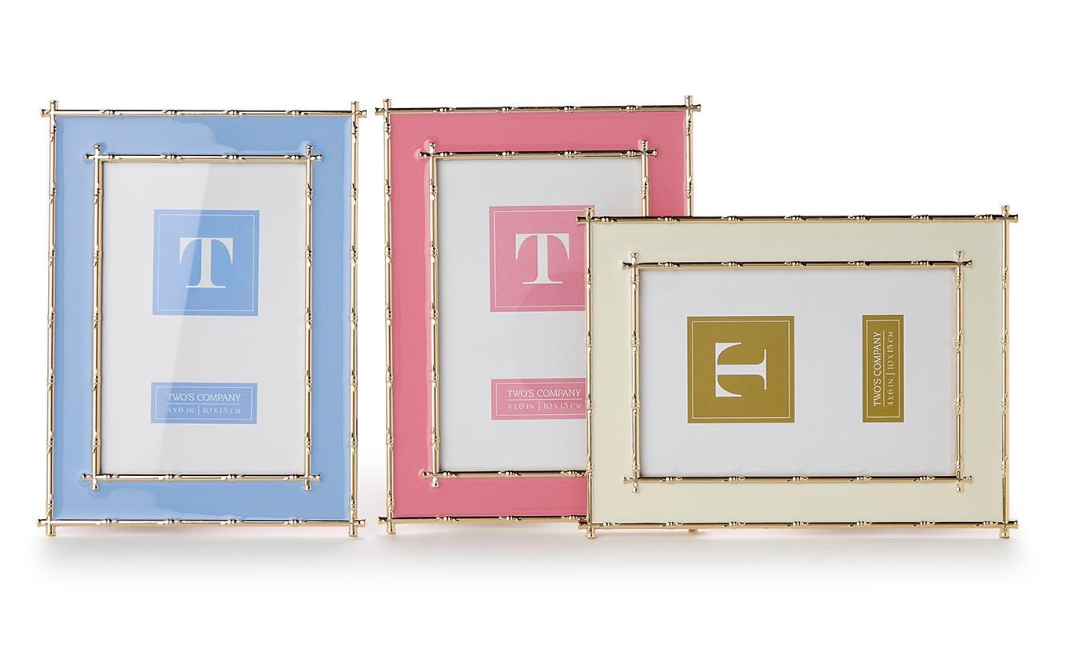 Bamboo Edge 4x6 Metal Photo Frame