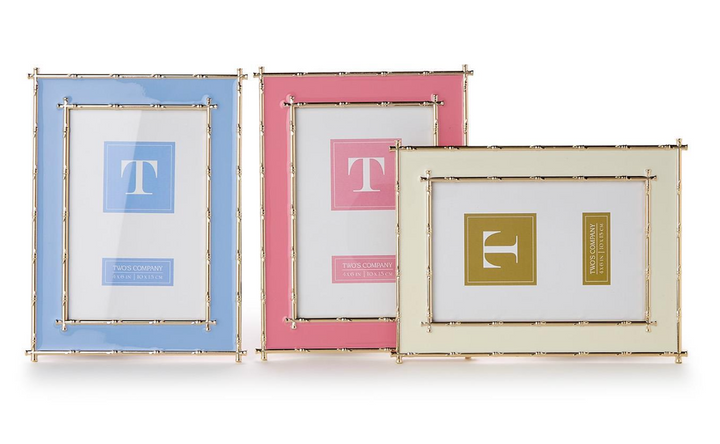 Bamboo Edge 4x6 Metal Photo Frame