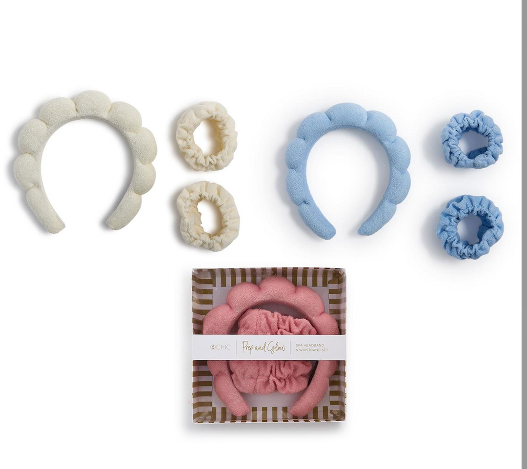 Spa Head and Wrist Set