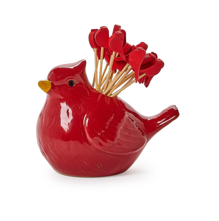 Deck the Halls Cardinal Pick Holder