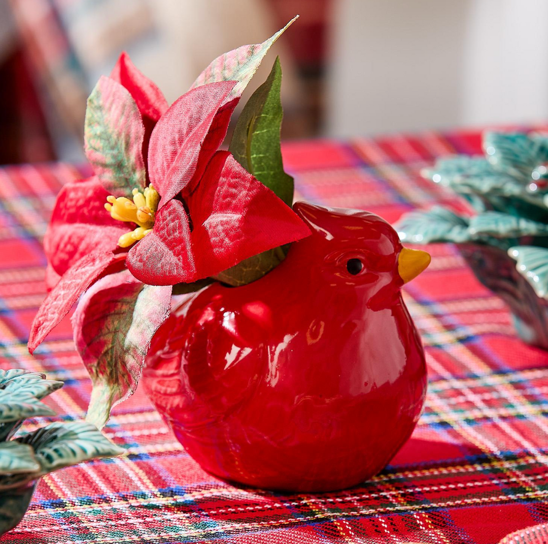 Deck the Halls Cardinal Pick Holder