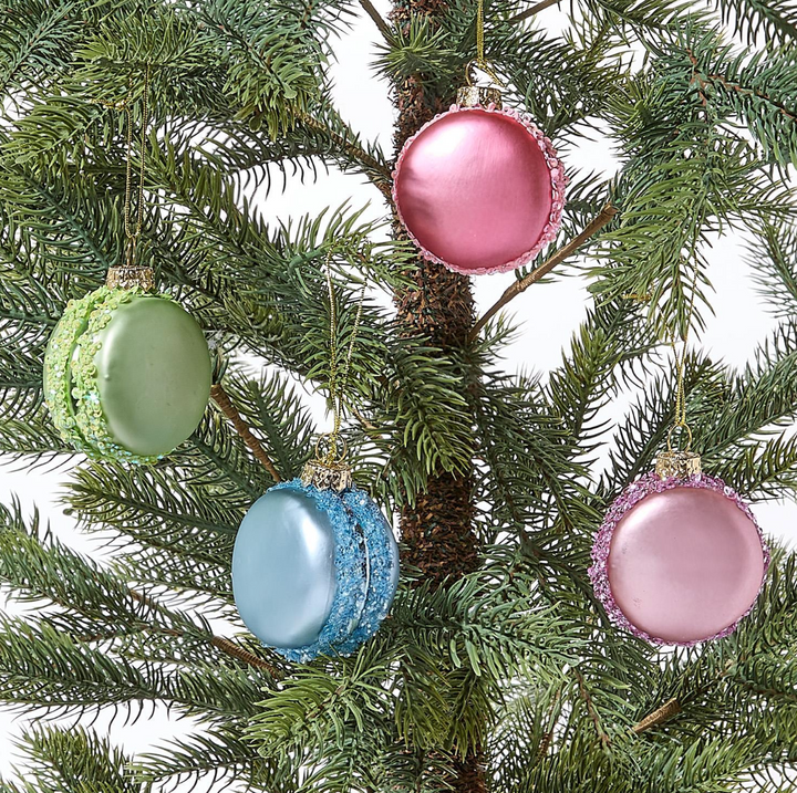 Set of 4 Macaron Ornaments