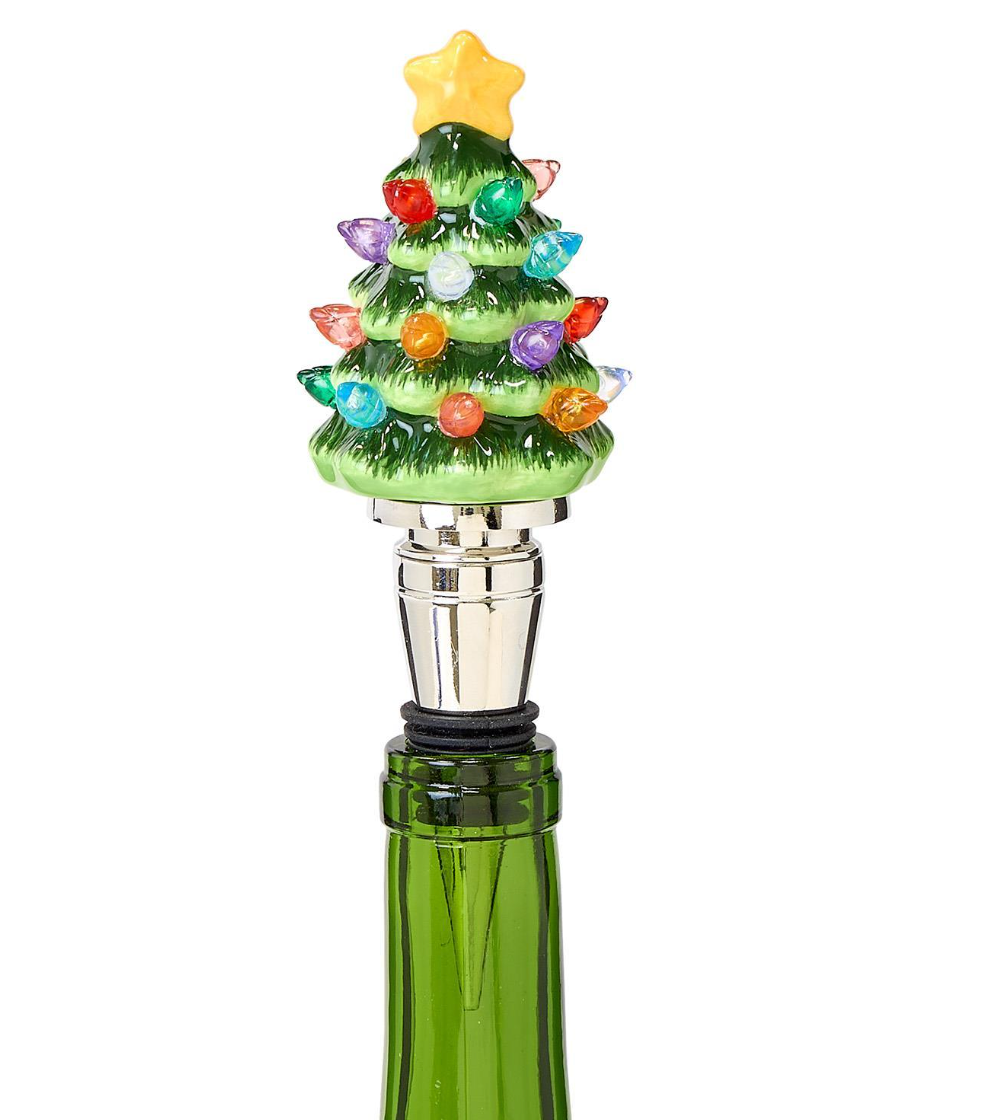 Light Up Tree Bottle Stopper