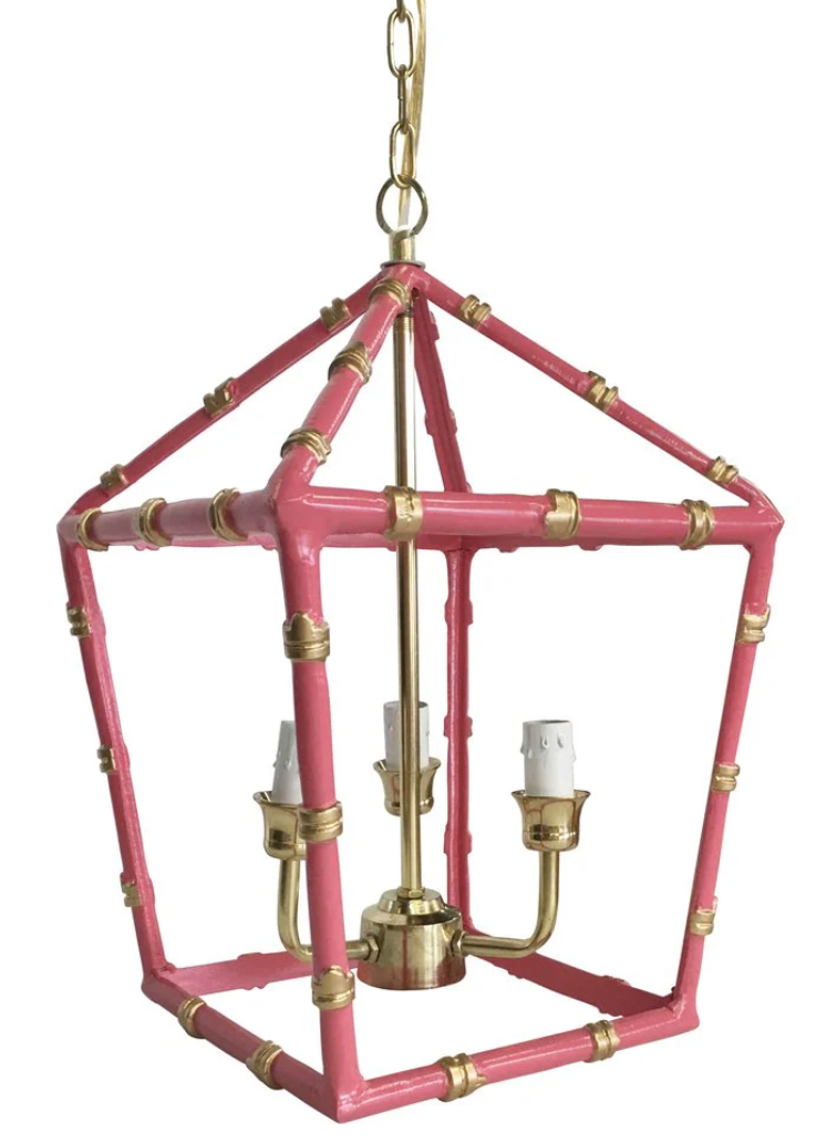 Bamboo Lantern Chandelier by Dana Gibson
