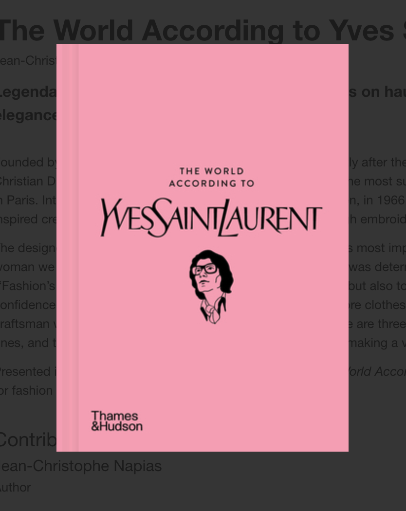 The World According to Yves Saint Laurent