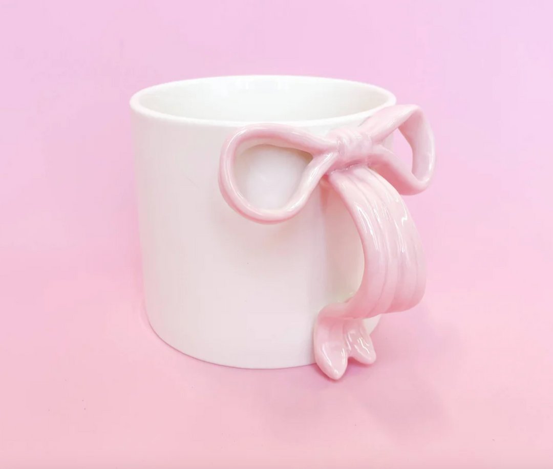 Bow 15oz Ceramic Coffee Mug