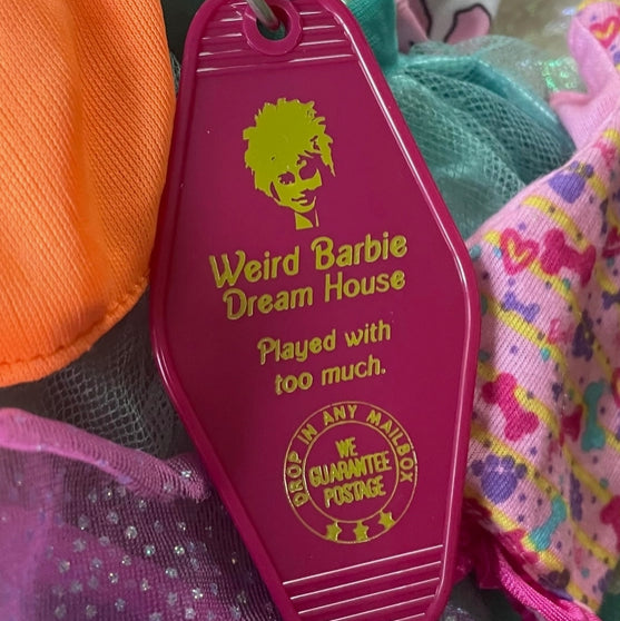 Motel Key Fob- Weird Barbie