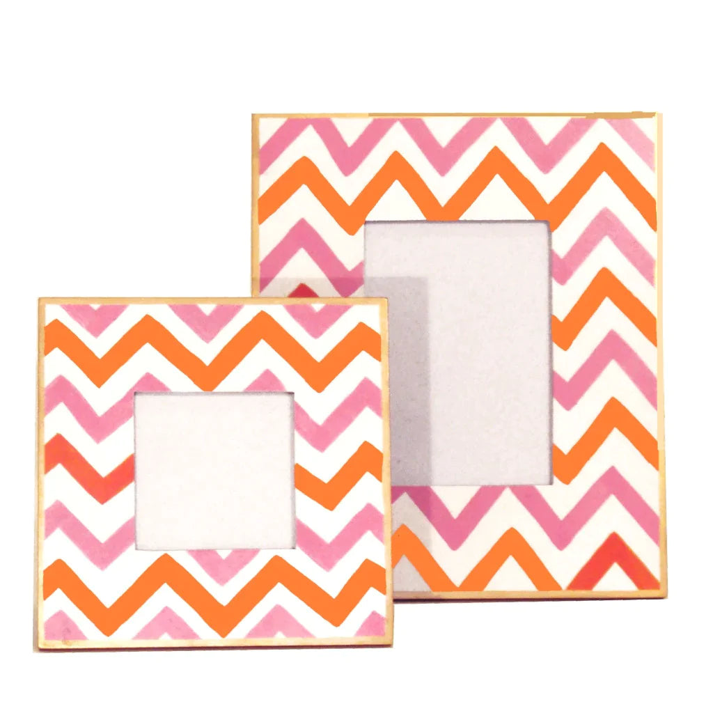 Pink Bargello Frame