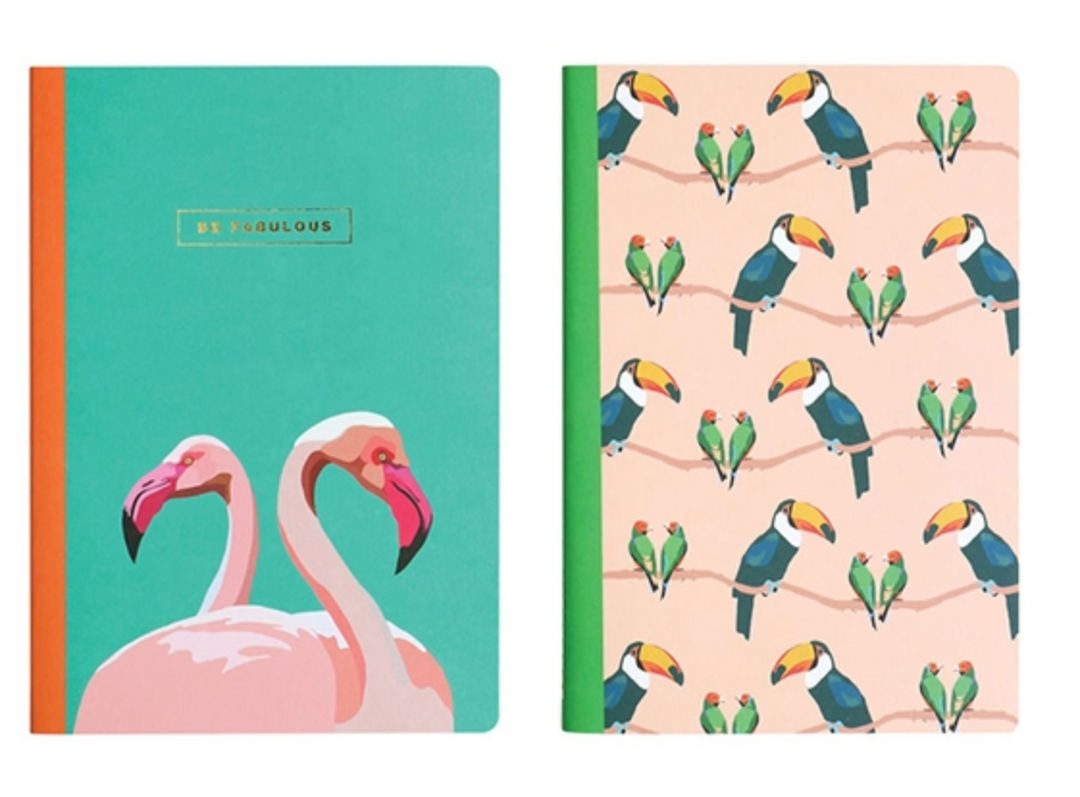 Flamingo Notebook Set