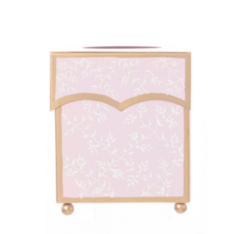 Stunning New Trellis and Tissue Holder in Soft Pink