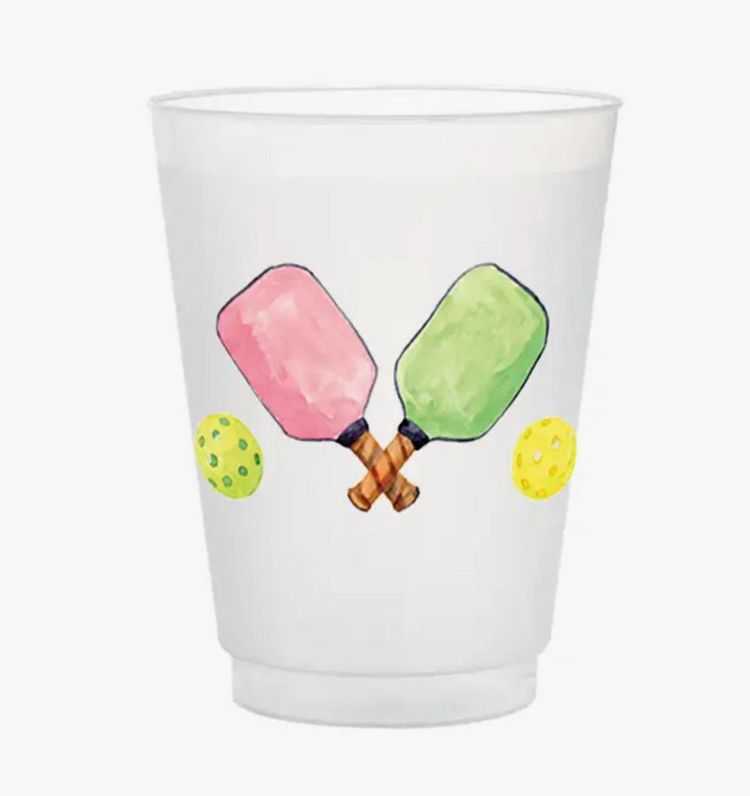 Pickleball Frosted Cups | Set of 6