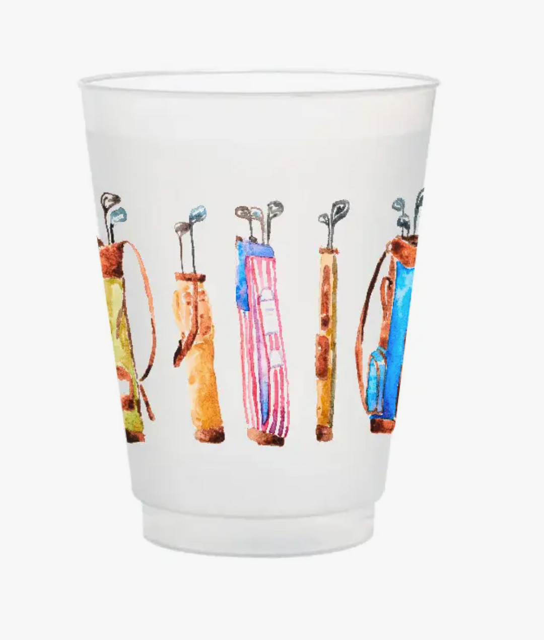 Golf Bags Frosted Cups | Set of 6