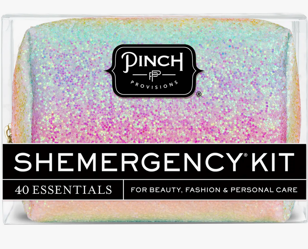 Rainbow Glitter Shemergency Kit