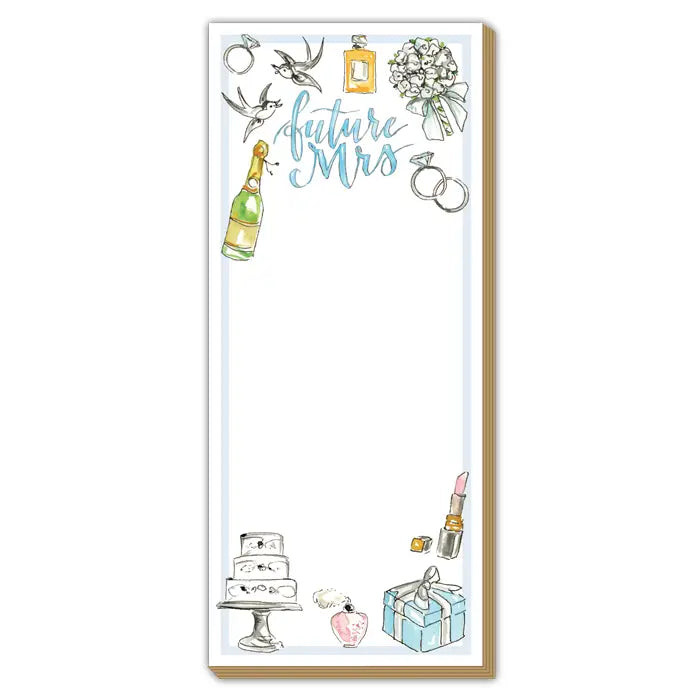 Future Mrs with Bridal Icons Luxe Skinny Pad