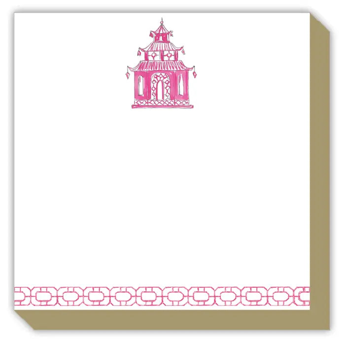 Pink Pagoda Luxe Notepad